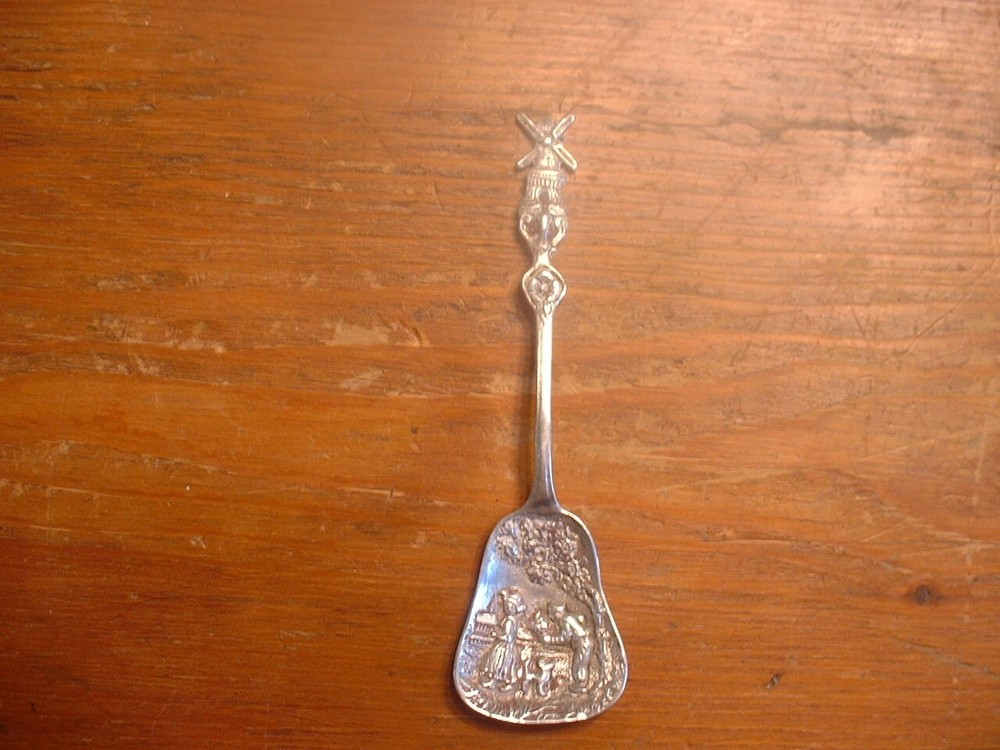 Wonderful Antique German .800 Silver Souvenir Spoon