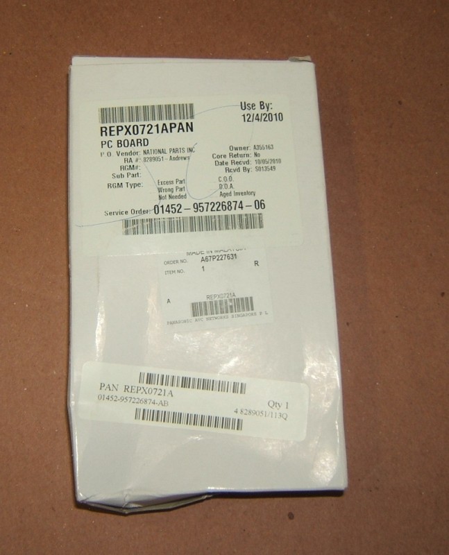 PC Board Panasonic REPX0721A