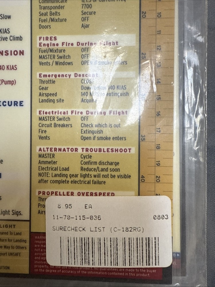 SURECHECK PRO CESSNA 182RG Skylane
