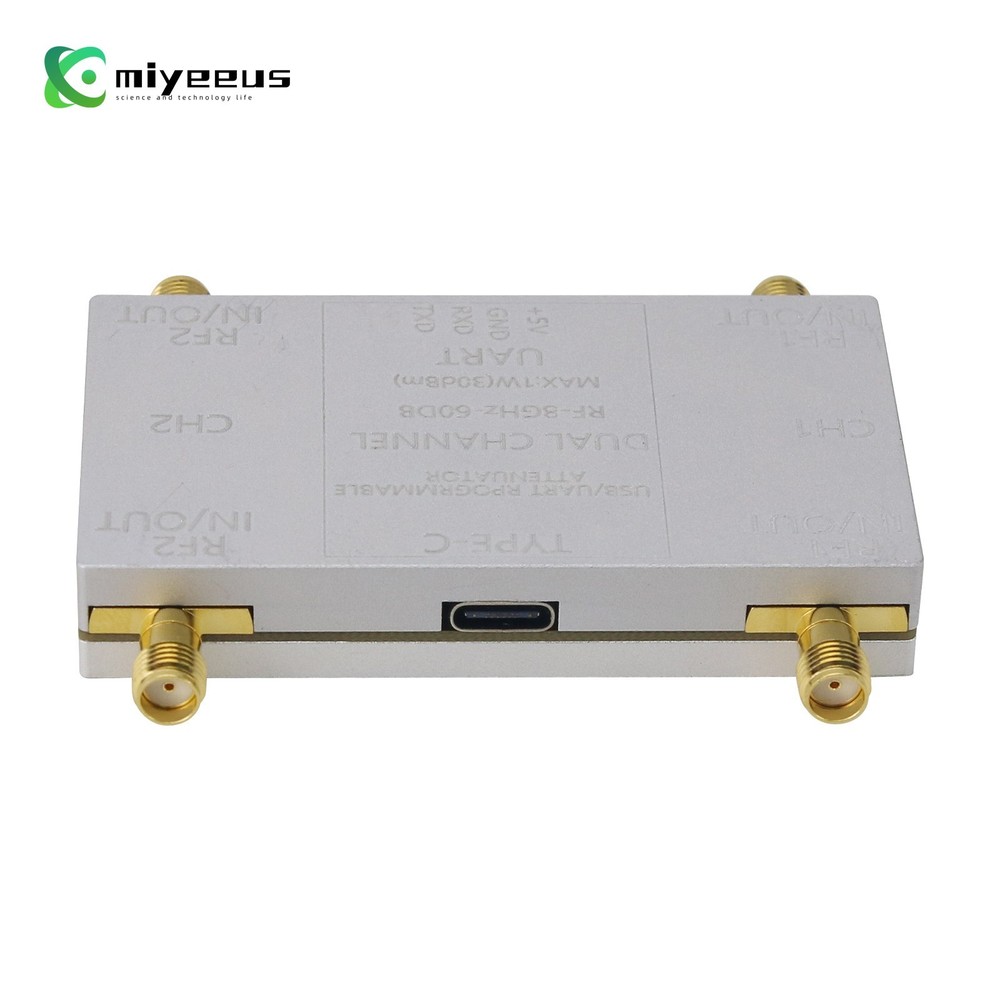 RF-8GHz-60DB Programmable Attenuator + Type-C Cable + Offline Control Board