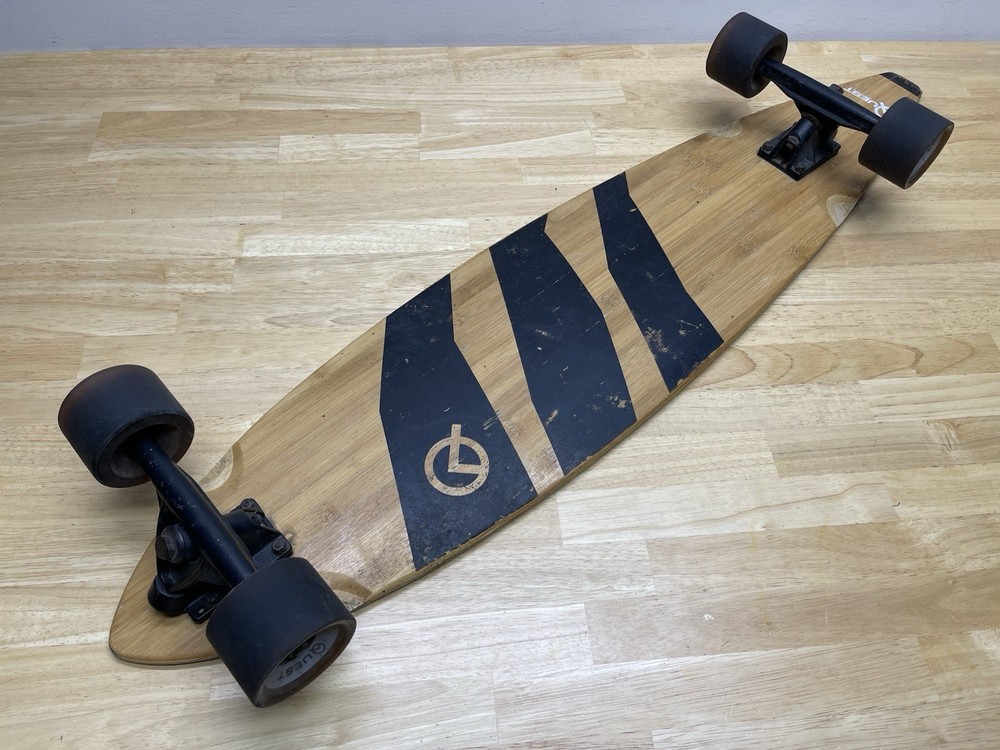 40" Quest Bamboo Longboard Skateboard Complete
