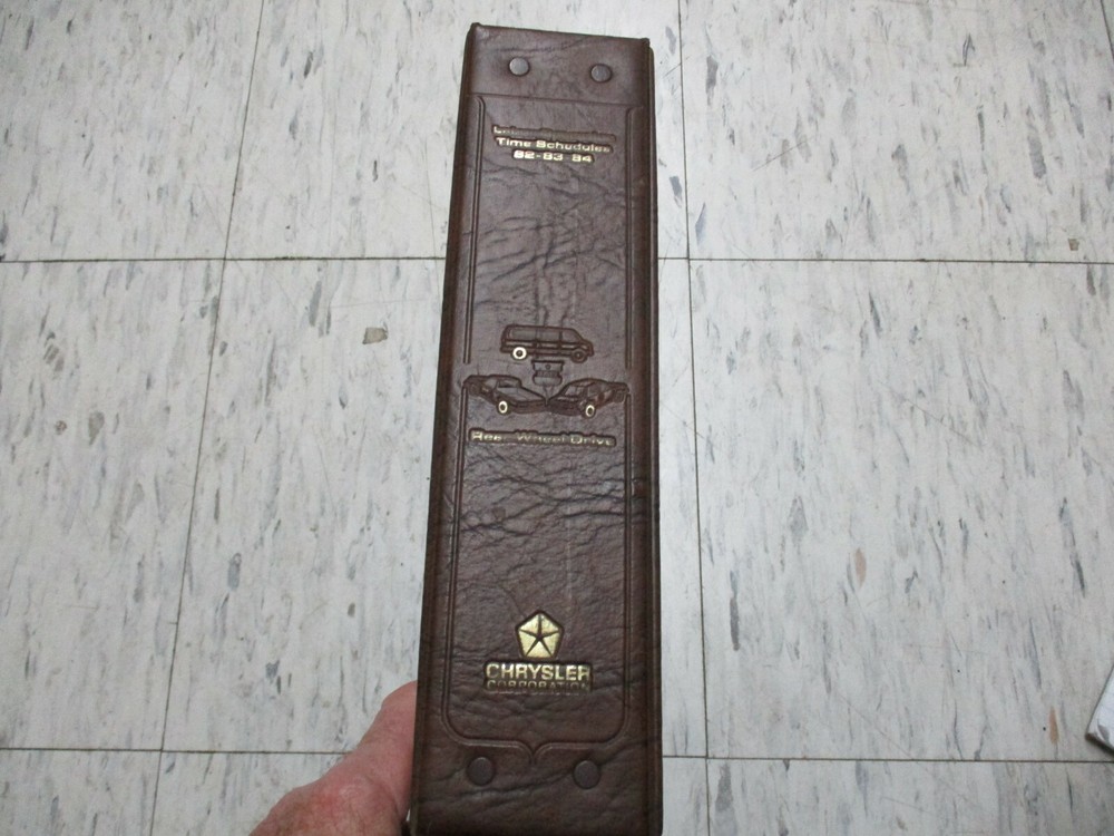 MoPar Labor Operation Time Schedule Binder - '82-'84 - Used