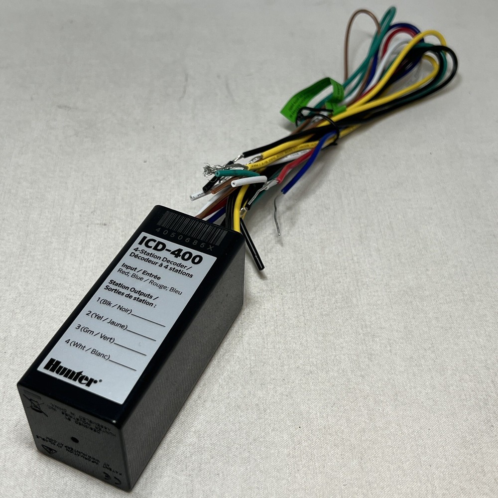 Hunter ICD-400 Four Station Decoder w Integrated Surge Protection 03/2018