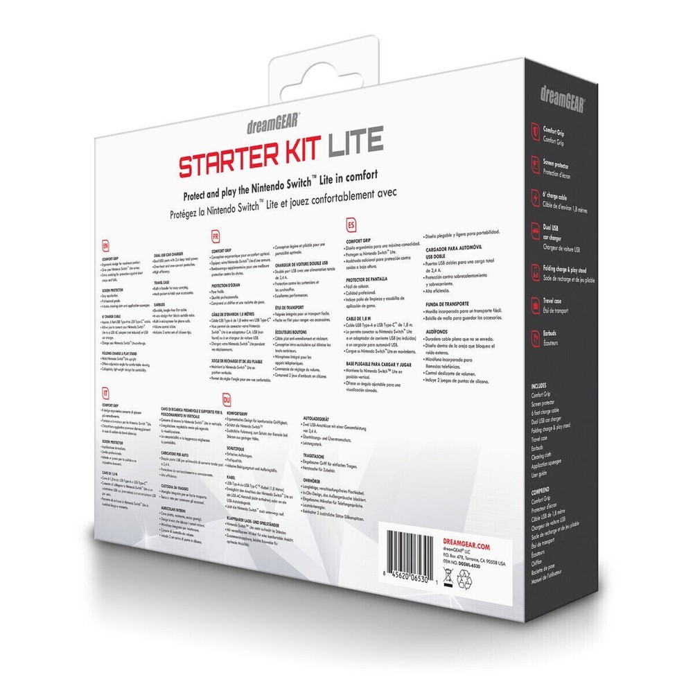 New dreamGEAR STARTER KIT LITE FOR NINTENDO SWITCH LITE