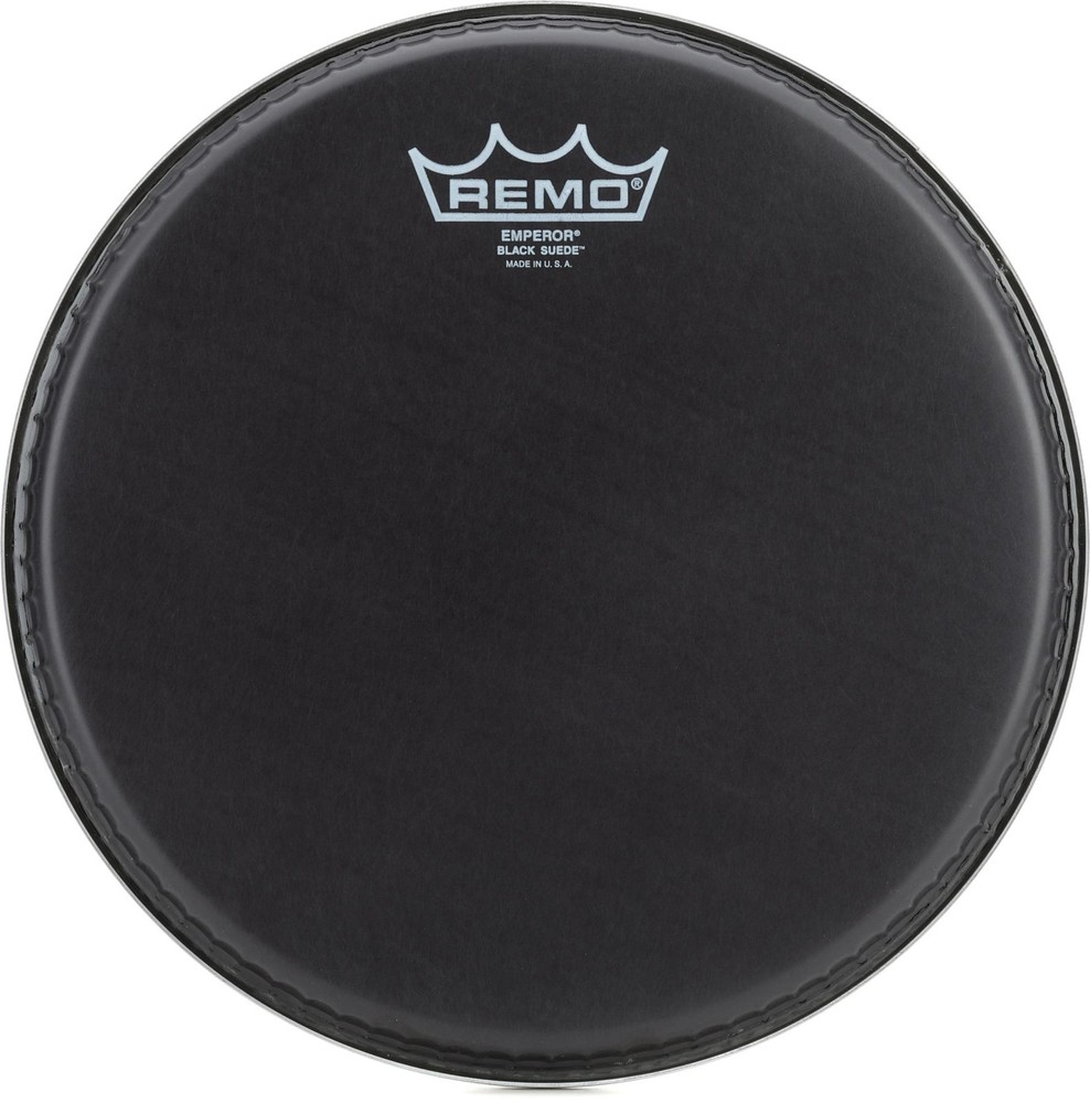 Remo Emperor Black Suede Drumhead - 10 inch (2-pack) Bundle