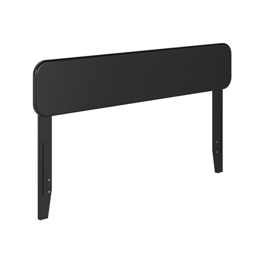 Florence Full Solid Wood Headboard in Black