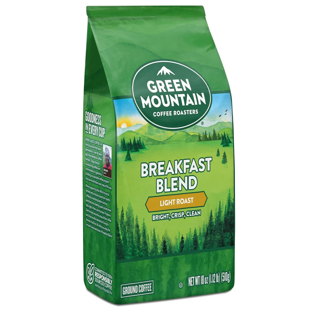 Breakfast Blend, Ground Coffee, Bagged 18 Oz