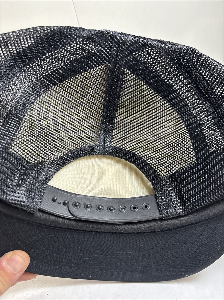 Freemyer Company Hat Black Adjustable Snapback Cap Foam Mesh