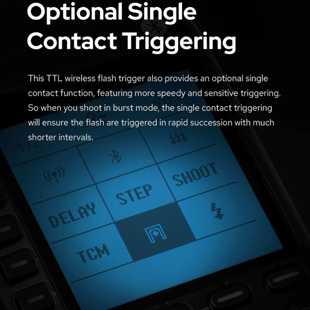 US Godox XProII-N 2.4G TTL Flash Bluetooth Trigger Transmitter for Nikon Camera