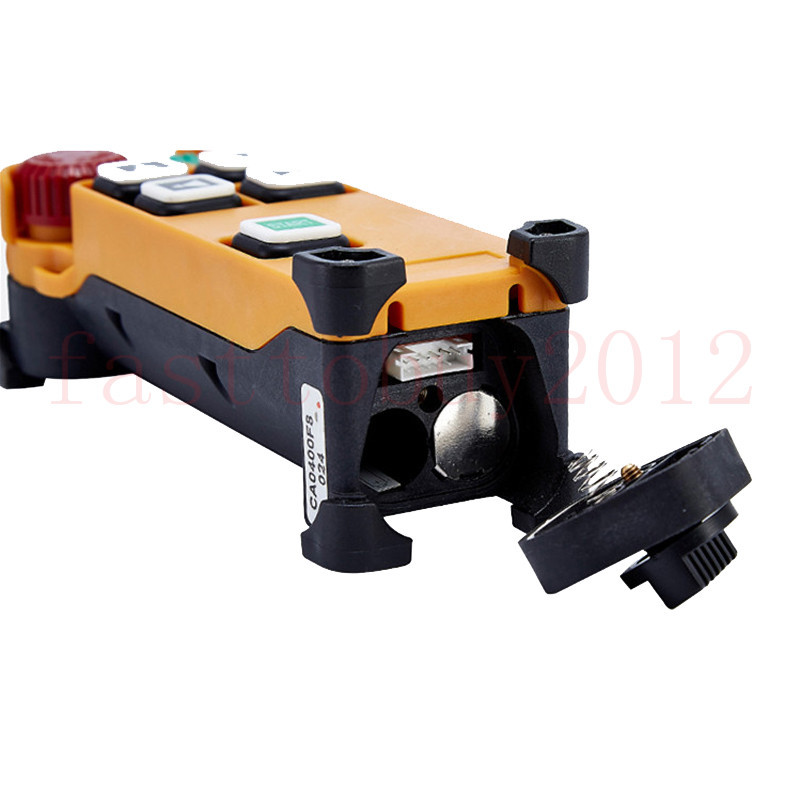 4 Key Dual Step Hoist Crane Remote Control 2pc Transmitter+Receiver 110/220/380V