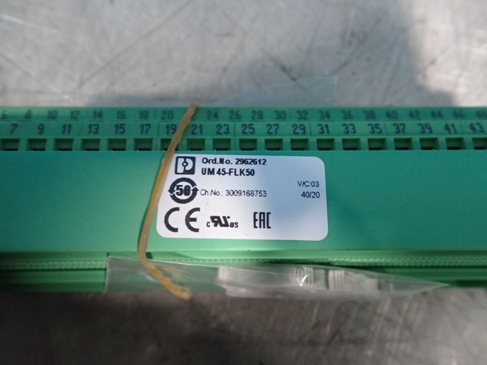 PHOENIX CONTACT UM45-FLK50 INTERFACE MODULE 10231000120