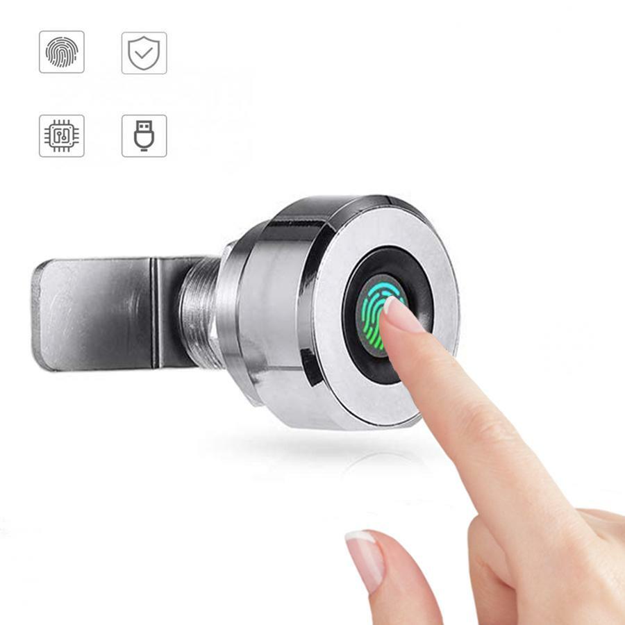 Smart Cabinet Fingerprint Lock APP Remote Unlock Security Device for Drawer Safe