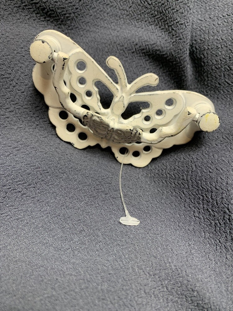 1 Antique Cast Iron Drawer Pulls Handle Butterfly Kitchen Cabinet Knob