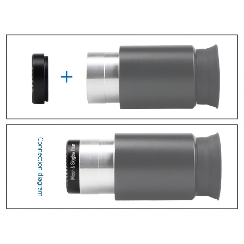 Moon Filter for Astronomical Eyepieces Enhancing Resolution