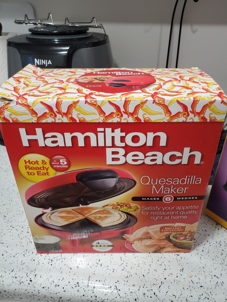 Hamilton Beach Quesadilla Maker 25409 Red