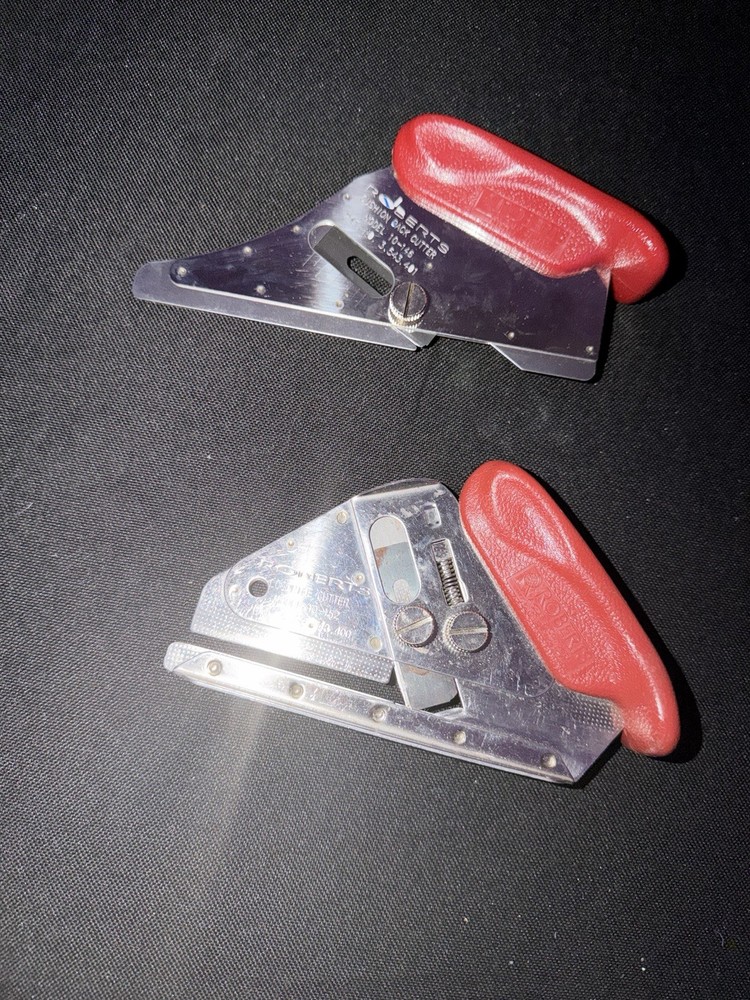 Roberts Top and Bottom carpet cutters