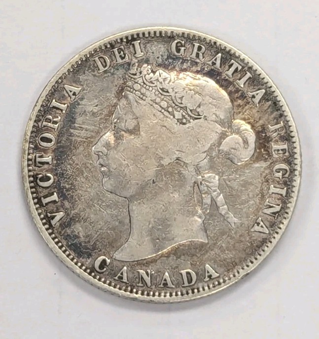 1872 H- Canada 25 Cent - #T169