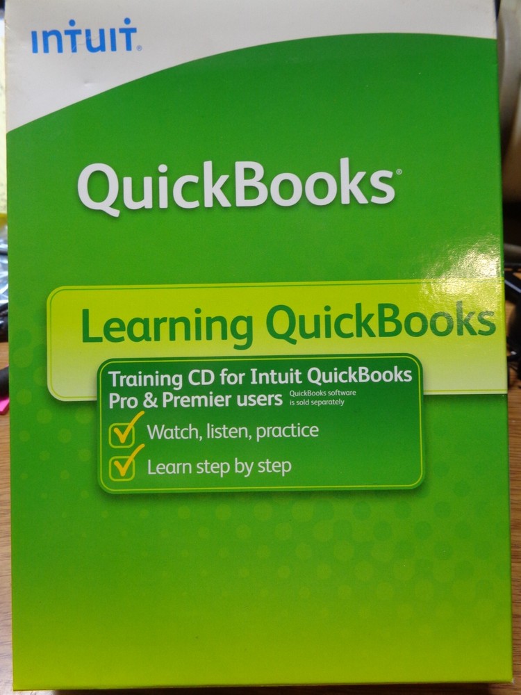 New Sealed Intuit Learning QuickBooks Training CD 2008