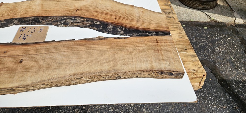 Bastogne Walnut Slabs Bookmatch (2) Live Edge