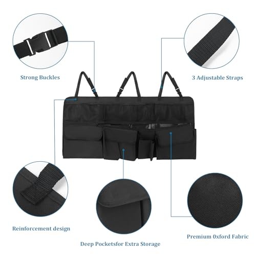 Car Trunk Organizer, Upgraded Version Expand Space Hanging Trunk Organizer