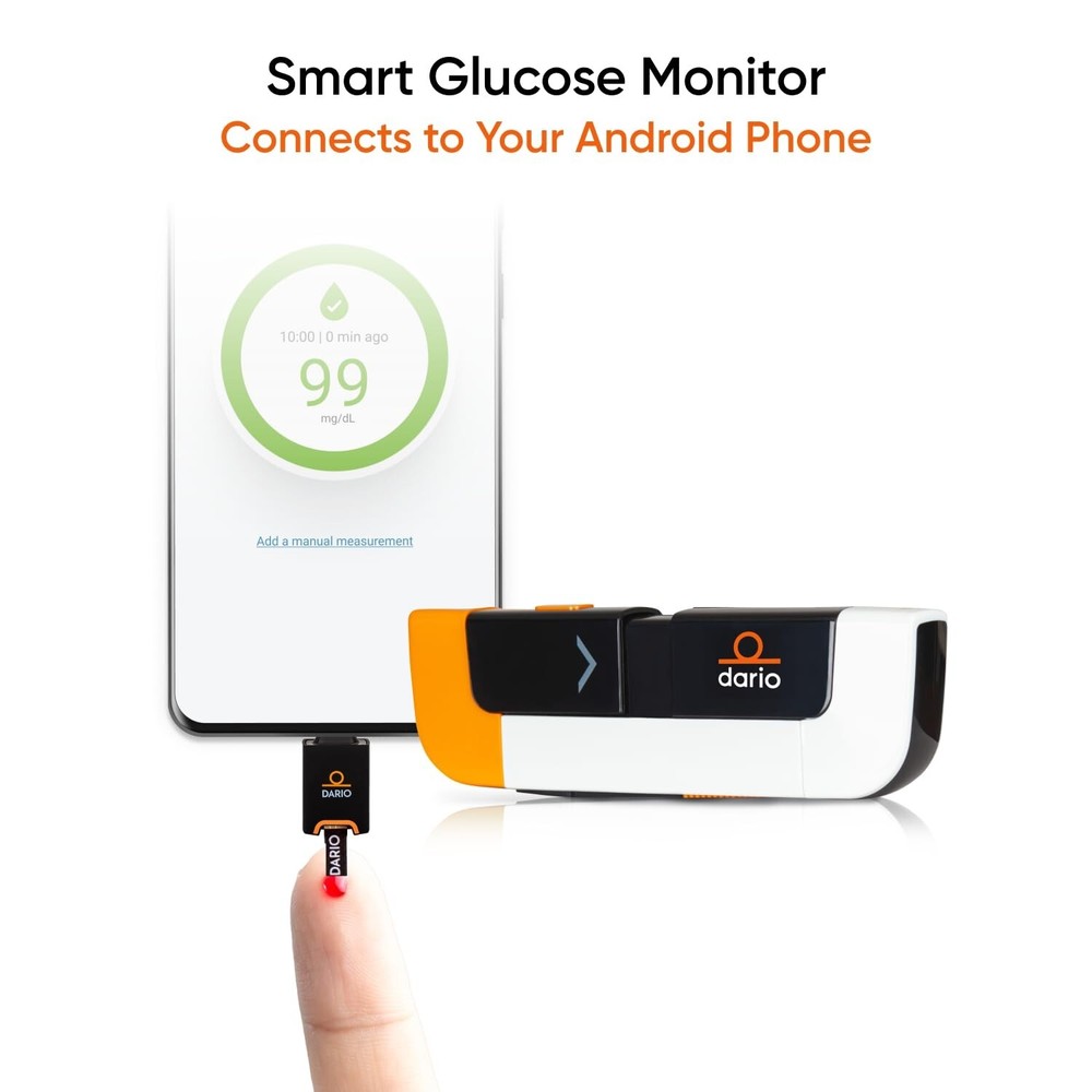 All-in-One Diabetes Testing Kit with Glucometer, Lancets & Strips for Android