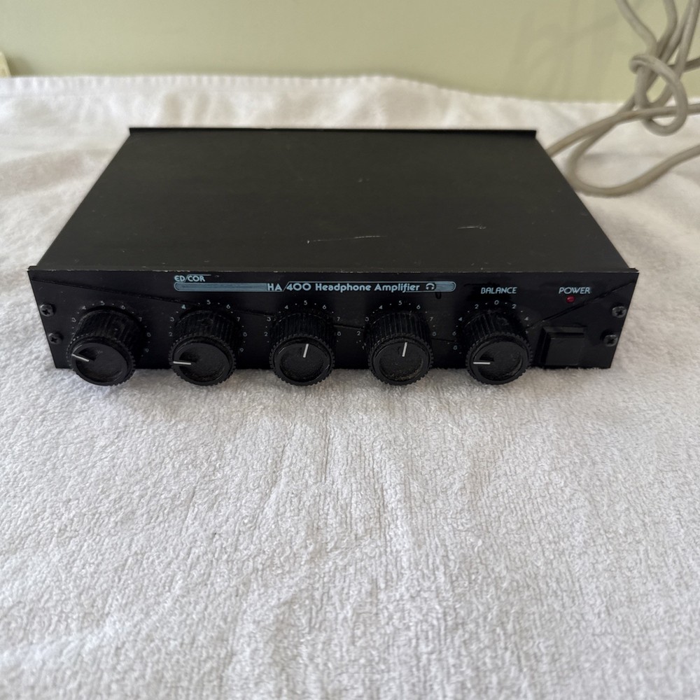 Edcor HA-400 Headphone Amplifier 4 Outputs Tested