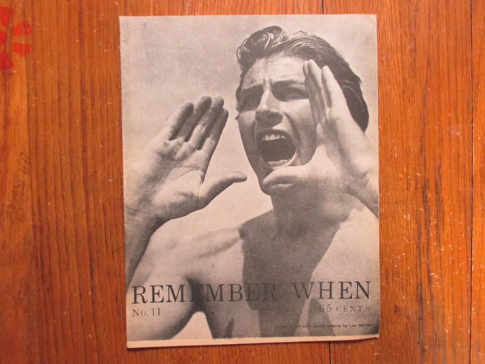 1973 "REMEMBER WHEN"  Magazine(JOHNNY WEISMULLER/TARZAN/JACK PERRIN/FLASH GORDON