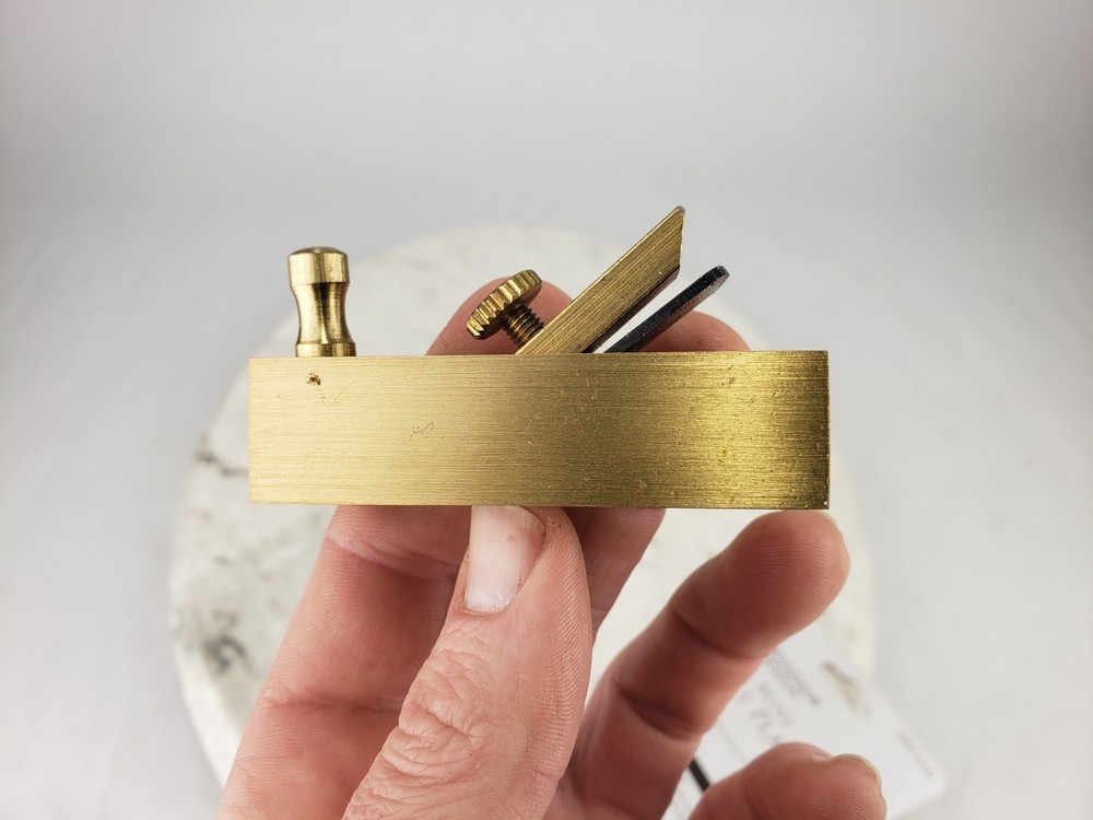 3pc Mini Brass Plane Set Solid Brass & Hardwood Construction #97545 Windsor
