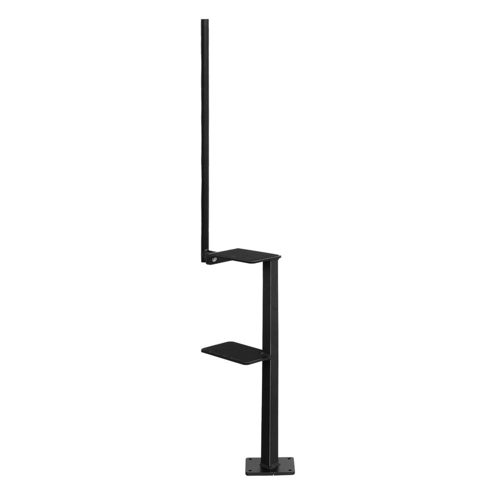 Boat Trailer Steps Heavy Duty High Capacity 2-Step Ladder with Safety Handle