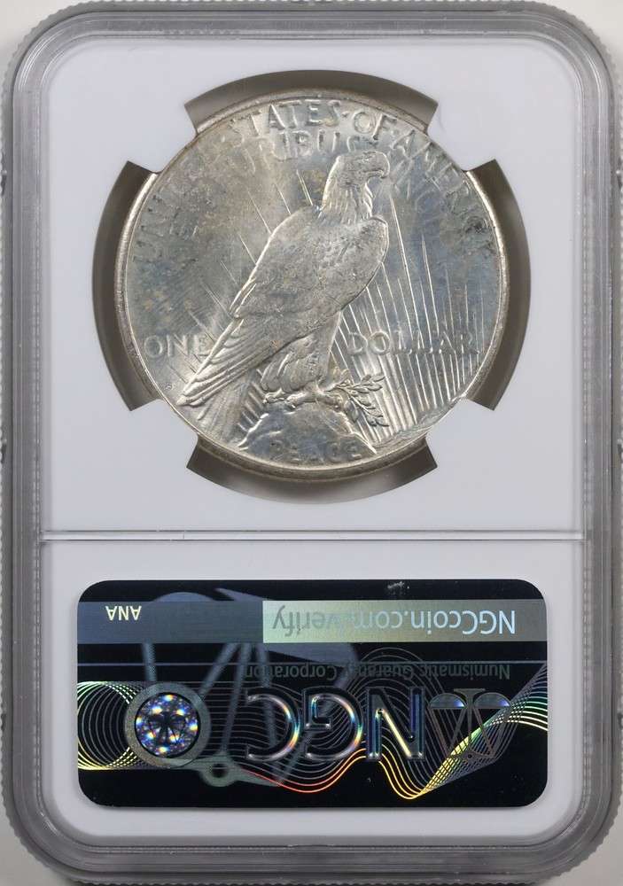 1923-S Peace Dollar NGC MS63 90% Silver MS 63