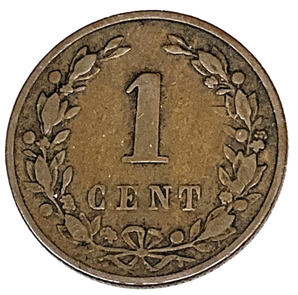 # C5779 NETHERLANDS COIN, ONE CENT 1884