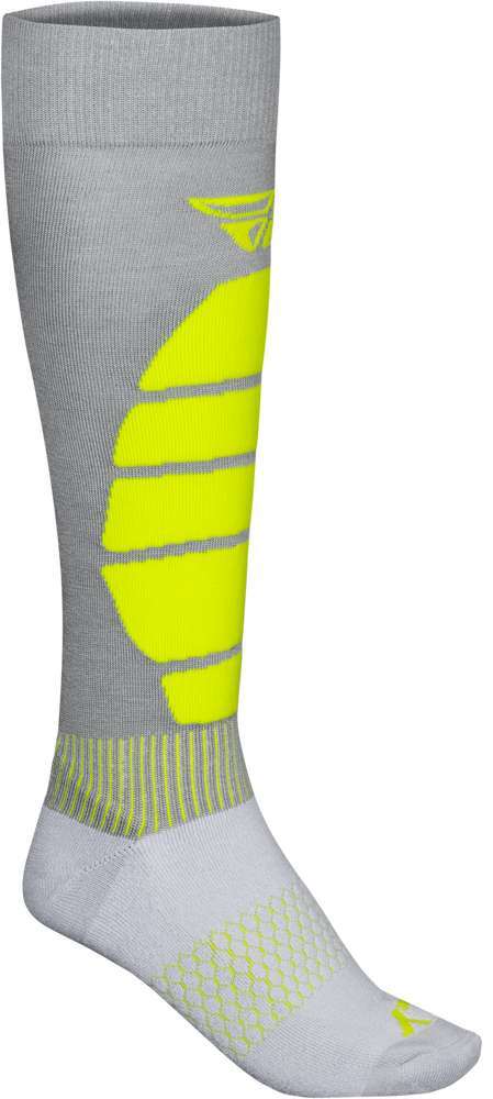 Fly Racing Performance Coolmax Socks Gray/Hi-Vis