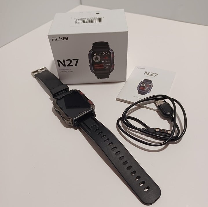 ALKAI N27 Smart Watch- Black