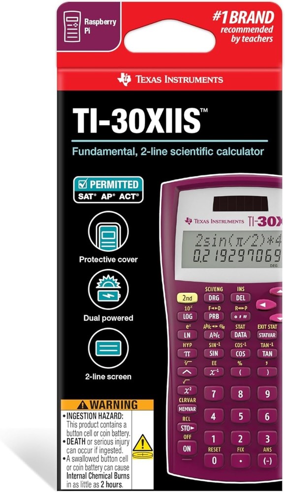 Lightweight TI-30XIIS Raspberry Calculator with Advanced Statistical Functions