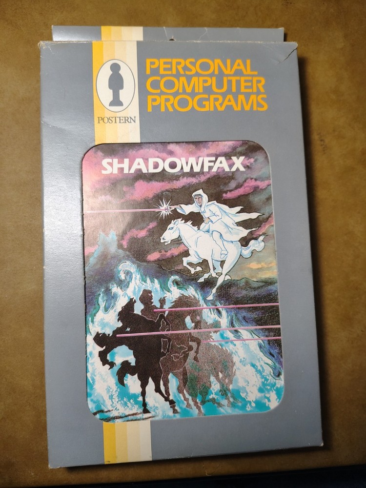Commodore VIC-20 Postern Shadowfax Cassette - Art Boxed & Working 1982