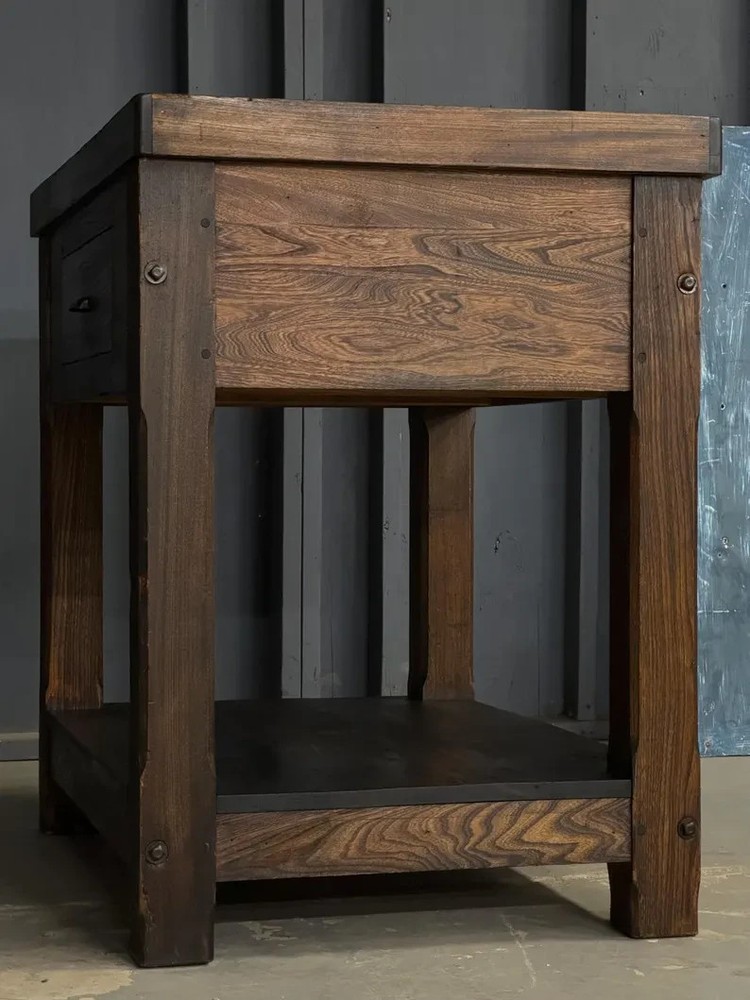 Antique Workbench, Hamilton Stone Top Printers Table