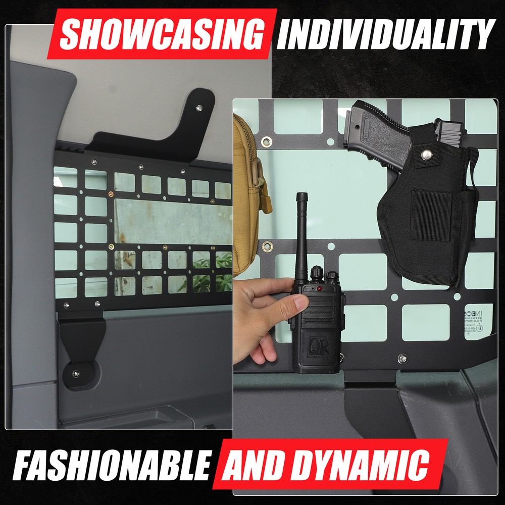 Rear Side Window Molle Storage Flank Panel Cargo Organizer For Ineos Grenadier
