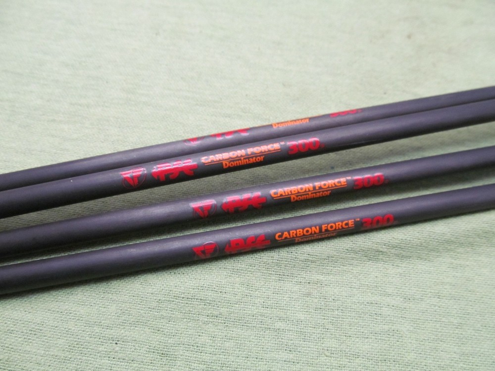 Four (4) PSE Carbon Force Dominator 300 Arrows