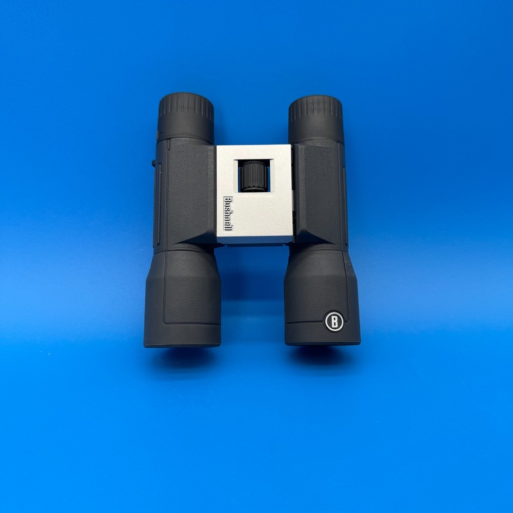 Bushnell Poweview 2 Black Binoculars Durable Lightweight Easy Grip Sharp Focus