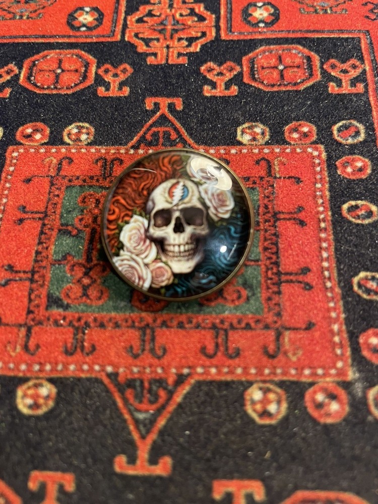 Quality Made Grateful Dead “Skull and Roses“ Pin