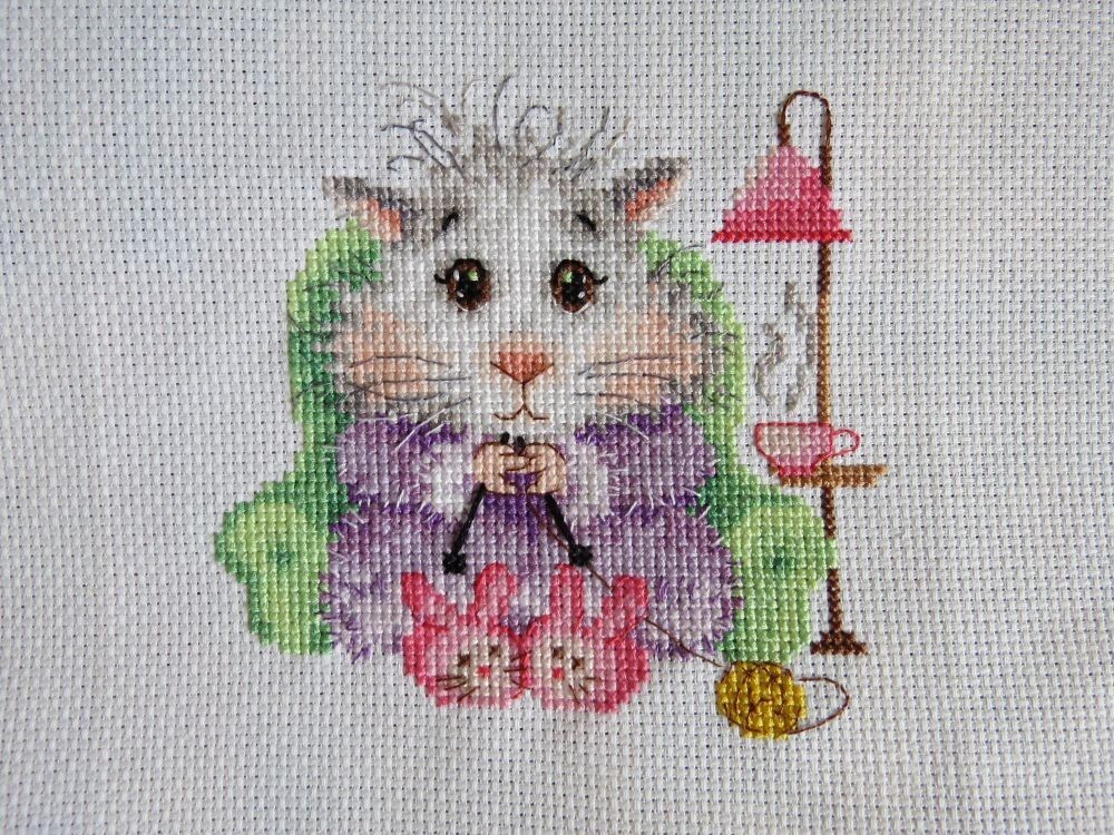 "Knit to Order" Counted Funny  Cross Stitch Kit Magic Needle 18-95