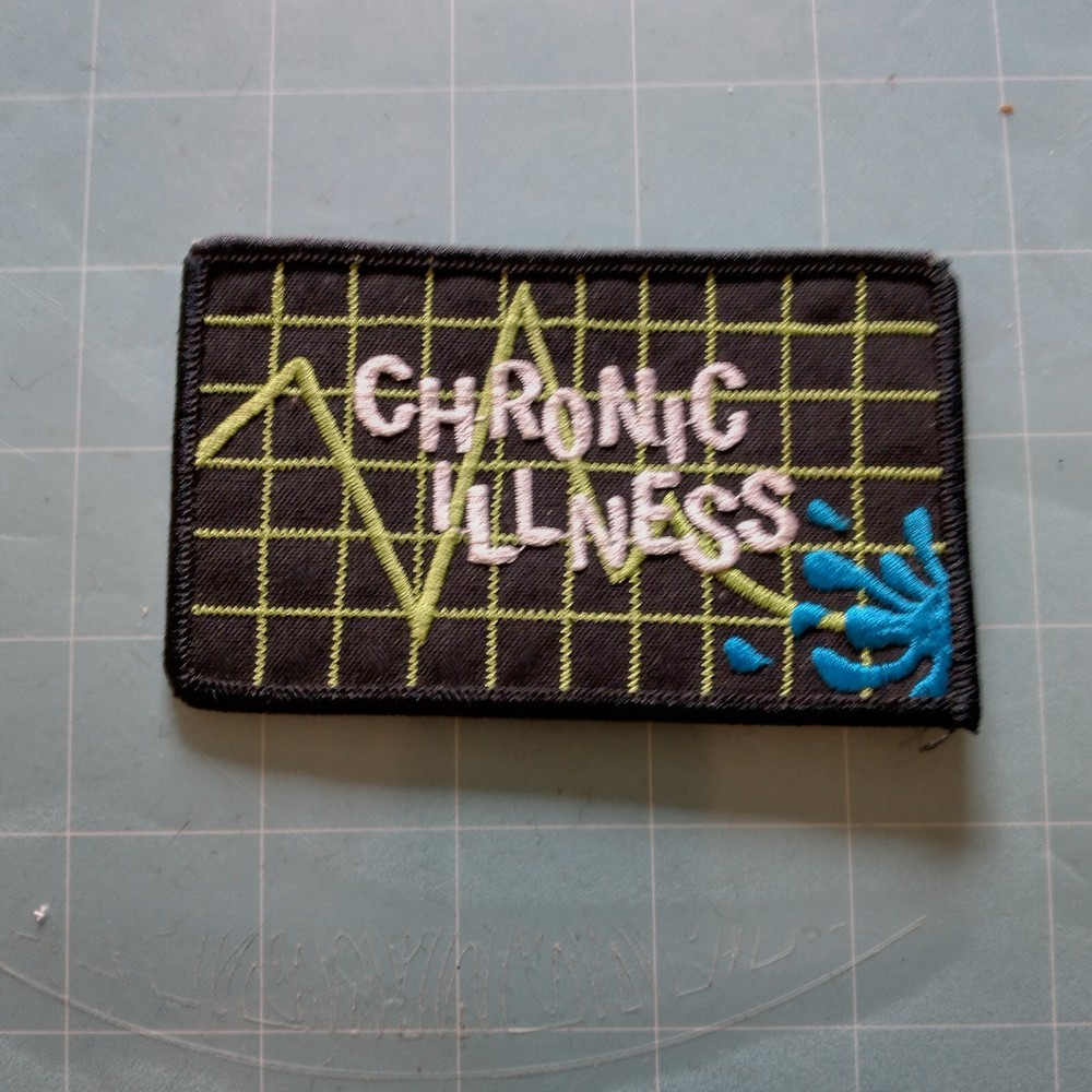 Chronic Illness Paintball Team Patch size 4x2.5