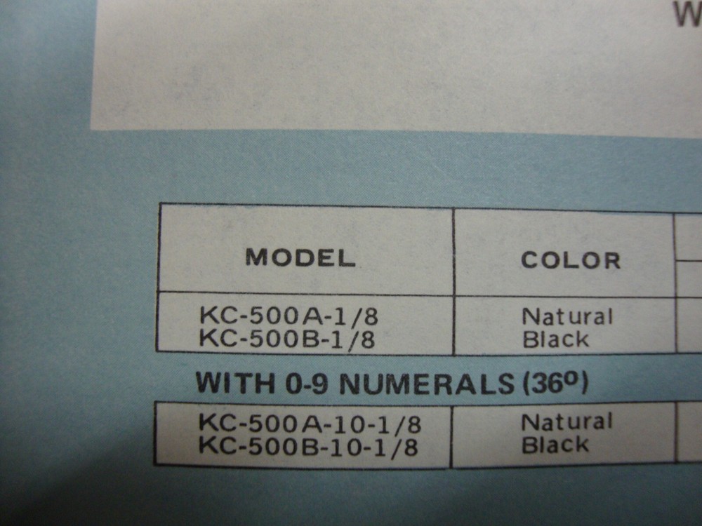 Alco Knob KC-500A 1/8 Solid CNC Aluminum Control Knob Dial