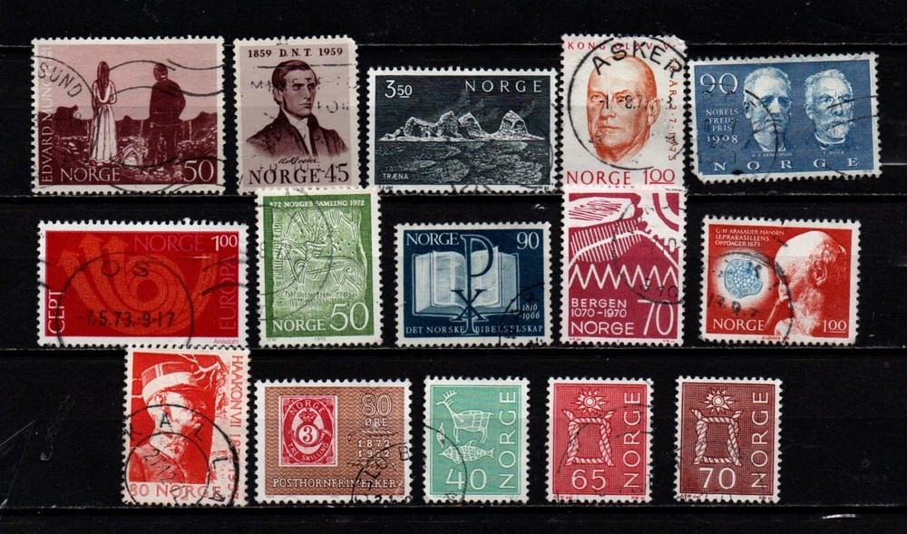 Yanstamps: Norway stamps collection set#22