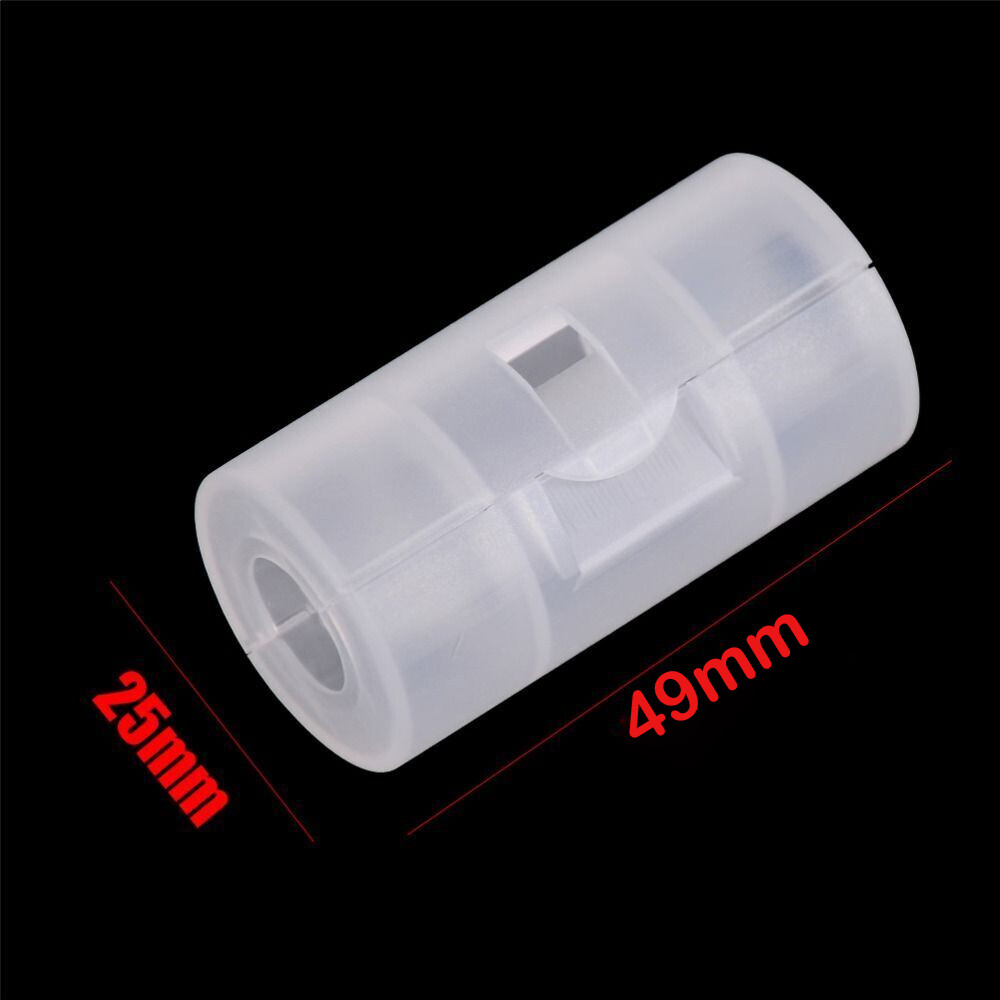 Box Batteries Adapter Switcher Adaptor Case Battery Converter AA to C Size 20PC