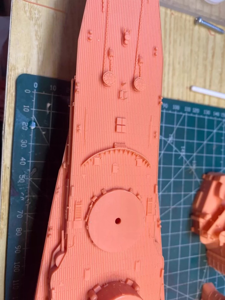 3D Printed 1/350 German Battleship Markensen Unpainted Model Kit HOT