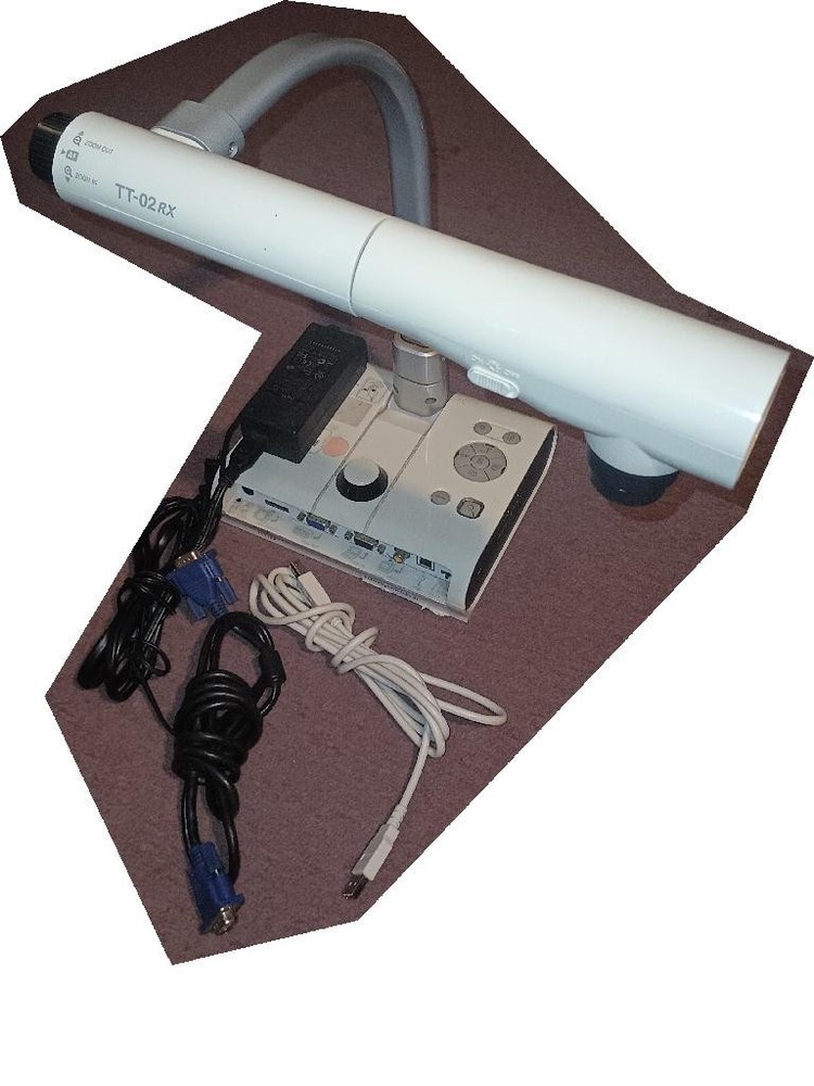 Elmo TT-02 Digital Document Camera Visual Presenter 5.2X Optical Zoom ALL CORDS