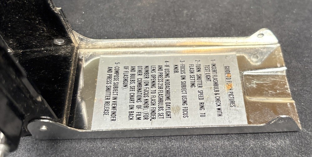 Argus Folding Flash with Test Light (Untested) Vintage