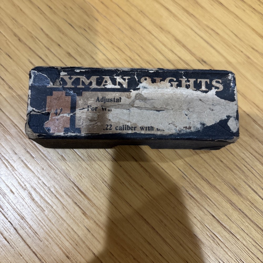 Lyman Model 42 Sight Box Only