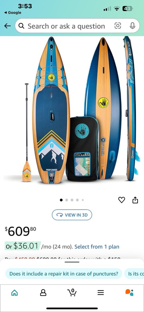 2 Body Glove 2023 Performer Inflatable Paddle Boards